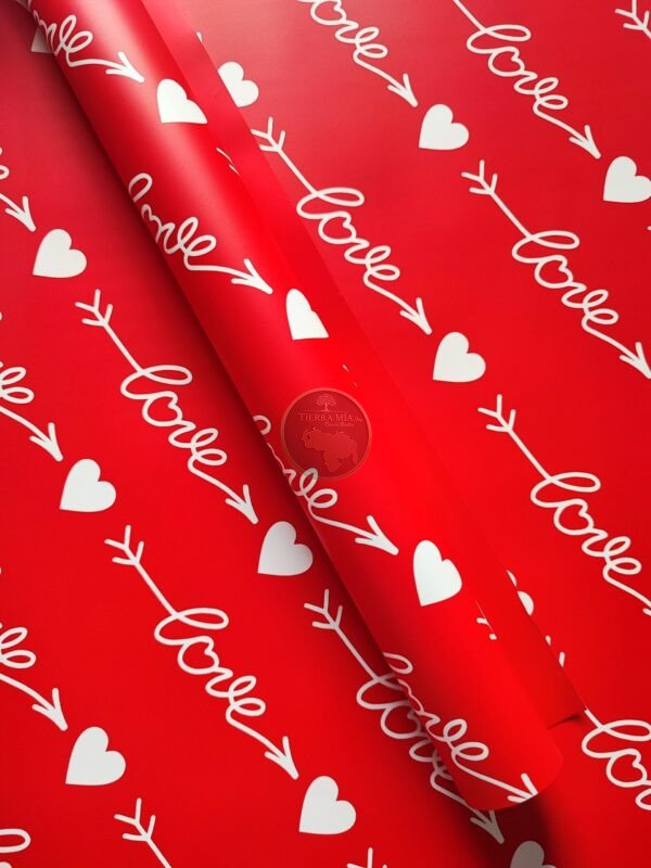 PAPEL COREANO ROJO LOVE 2