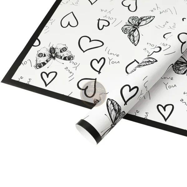 PAPEL COREANO BLANCO MARIPOSA