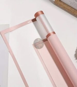 PAPEL COREANO ROSADO DOBLE BORDE