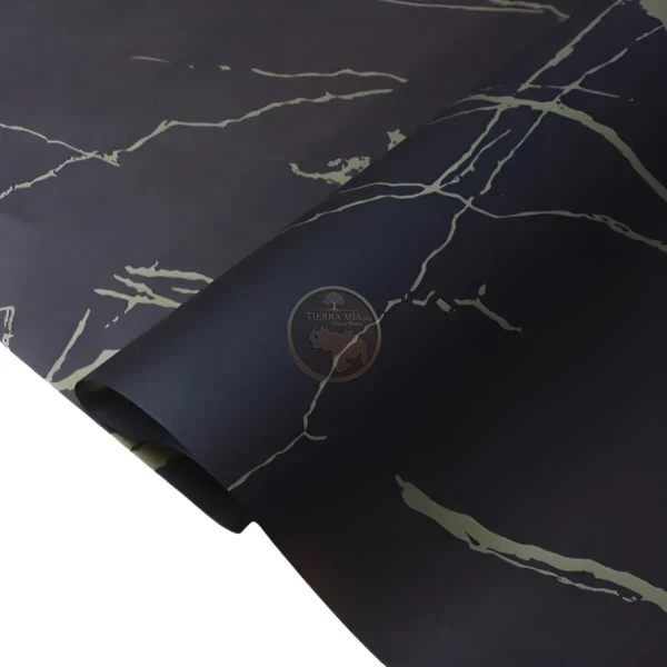 PAPEL COREANO NEGRO MARMOLADO