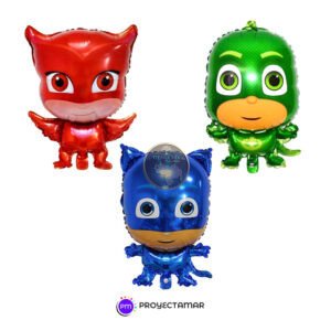 GLOBO FOIL HEROES EN PIJAMAS 30"