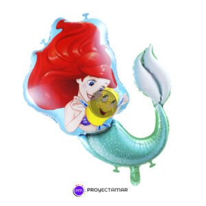 GLOBO FOIL SIRENITA ARIEL 32 PULGADAS