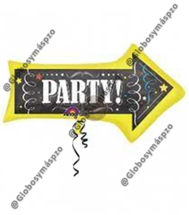 GLOBO FOIL PARTY FLECHA 32 PULGADAS