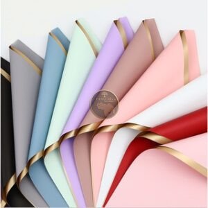 PAPEL UNICOLOR REVERSO DORADO