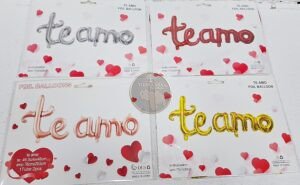 GLOBOS-FOIL-TE-AMO-CURVO-05 TE AMO (LETRA CORRIDA)