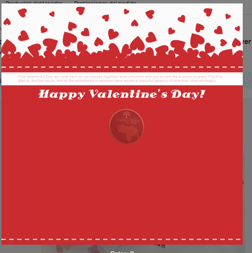 HAPPY ROJO PAPEL ROJO CORAZON HAPPY VALENTINE