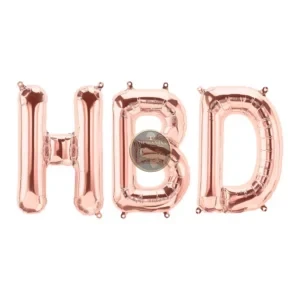 LETRAS H.B.D. 32 PULGADAS