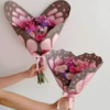 MARIPOSA EN PAPEL KRAFT PARA ARREGLOS