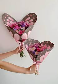 MARIPOSA EN PAPEL KRAFT PARA ARREGLOS