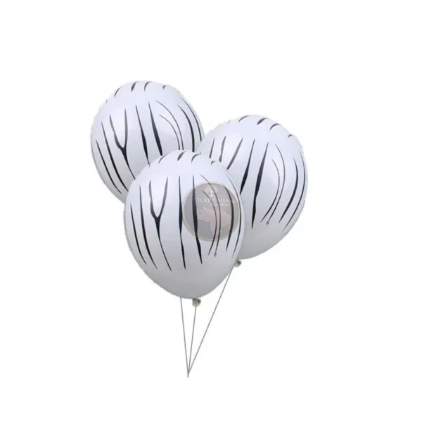 GLOBO LATEX R12 ANIMAL PRINT ZEBRA